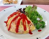 お腹満足！さつまいもゴロゴロオムレツ作り方5写真