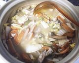 簡単！めんつゆとトロチーで白菜鍋作り方7写真