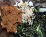 味噌汁爆弾(長ネギ・あおさ・ワカメ)作り方3写真
