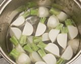 かぶの豆乳スープ煮作り方2写真