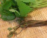 わらびと三つ葉の酢の物作り方2写真