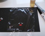 弁当覚書★ 簡単ニコニコおむすび(工作)作り方4写真