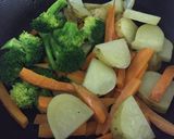 焼き野菜と酒盗のバーニャカウダ作り方4写真
