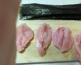 とりムネ肉のめんたい焼き♪作り方4写真