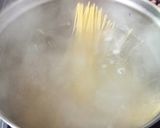豚ロース豚カツ用でガッツリお肉パスタ作り方6写真