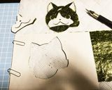 海苔だけキャラ弁！フユニャン弁当♪作り方2写真