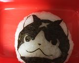 海苔だけキャラ弁！フユニャン弁当♪作り方3写真