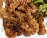 ビールとどうぞ♡ヤゲン軟骨の梅肉唐揚げ作り方5写真