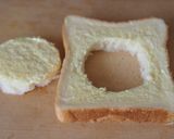 朝食に簡単♪ハムエッグなマヨトースト作り方2写真