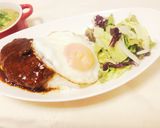 簡単照り焼きハンバーグ☆ロコモコ丼にも作り方8写真