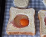 朝食に簡単♪ハムエッグなマヨトースト作り方4写真