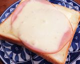 お手軽ハムチーズトースト作り方4写真