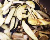 なすときのこのアンチョビクリームパスタ作り方5写真