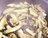 なすときのこのアンチョビクリームパスタ作り方6写真
