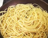 なすときのこのアンチョビクリームパスタ作り方8写真