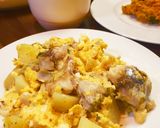 白身魚とポテトのスクランブルエッグ☆*+作り方7写真