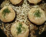 椎茸の明太ポテト詰め&カリカリチーズ煎餅作り方3写真