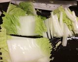 白菜の芯とハムのグラタン作り方3写真