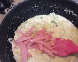 白菜の芯とハムのグラタン作り方7写真