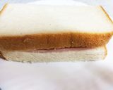 簡単朝食 フライパンでホットサンド作り方3写真