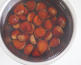 ほっくり甘い♪栗ご飯♪冷凍栗でも大丈夫♪作り方1写真