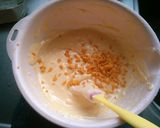 オレンジスフレチーズケーキ作り方4写真