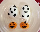 ゆでたまゴーストでハロウィン☆お弁当にも作り方4写真