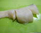 簡単！大きい鱈の下処理(トマト生姜漬け)作り方1写真