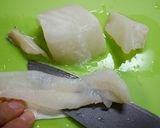 簡単！大きい鱈の下処理(トマト生姜漬け)作り方2写真