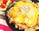 みそ豚そぼろの卵丼 しらすのせ作り方5写真