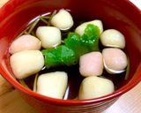 ひな祭り　はんぺんと三つ葉のお吸い物作り方9写真