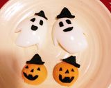 カボチャ&じゃがいももちで♪ハロウィン☆作り方10写真
