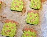 大量生産♪ハロウィン！フランケンクッキー作り方8写真