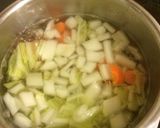 離乳食♡5ヶ月から白菜と人参の野菜スープ作り方1写真