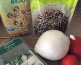ひよこ豆とキノアのサラダ作り方1写真
