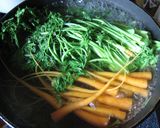 ☆にんじん菜のオイマヨあえ☆作り方2写真