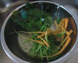 ☆にんじん菜のオイマヨあえ☆作り方3写真