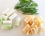 カレー鶏南蛮風☆縁起そば作り方2写真