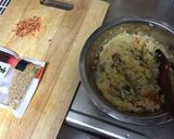 家の食材で☆高菜と桜エビの簡単おコゲ炒飯作り方2写真