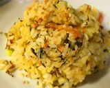 家の食材で☆高菜と桜エビの簡単おコゲ炒飯作り方5写真