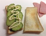 飽きない始業15分前の朝食トーストサンド作り方3写真