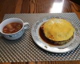 週末のこりもので作るオムライス作り方4写真