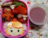 キャラ弁♡オーロラ姫♡ツムツム風作り方10写真