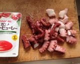たこの柔らかトマト煮作り方4写真