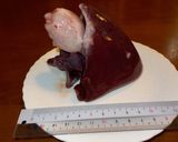 おつまみ　マグロの心臓　煮つけ作り方1写真