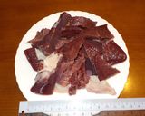 おつまみ　マグロの心臓　煮つけ作り方3写真