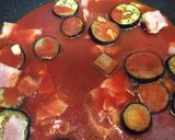 トマトジュースでなすとほうれん草のパスタ作り方4写真