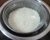 秋の炊き込みご飯~鮭とキノコ~作り方1写真