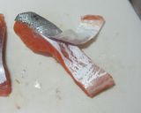 秋の炊き込みご飯~鮭とキノコ~作り方2写真