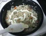 秋の炊き込みご飯~鮭とキノコ~作り方10写真
